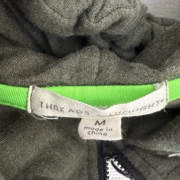 Threads 4 Thought Olive Green Hoodie - Picture 3 of 3